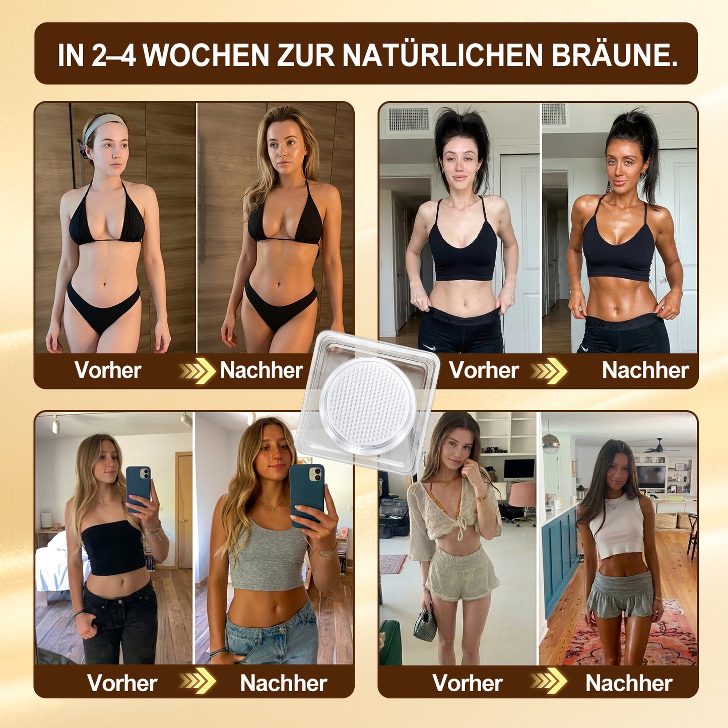 Offizieller Shop | ☀️☀️ Hiskin® Mikronadel-Pflaster für sonnenlose Bräune (Nur eine Anwendung täglich) Schon nach 7 Tagen strahlender bronzener Teint sichtbar