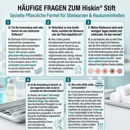 ⭐𝐇𝐈𝐒𝐊𝐈𝐍®👩‍⚕️⭐ 7-Tage-Hautmakel- & Hautanhängsel-Entferner Schmerzfreier Rollerball-Stift zur schonenden Entfernung von Hautanhängseln und Hautflecken – narbenfrei