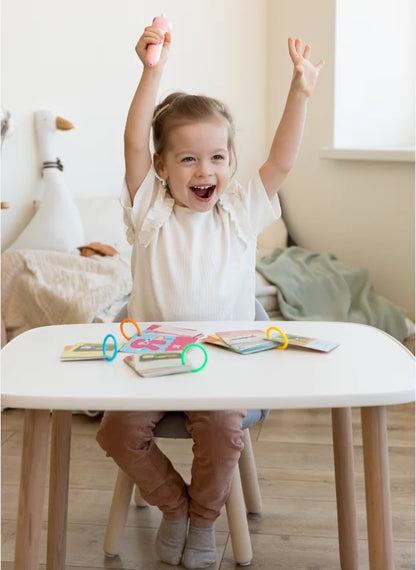 Kids language learning toy English Russian electronic book Talking flash card education toddlers 0-6 years reading machine